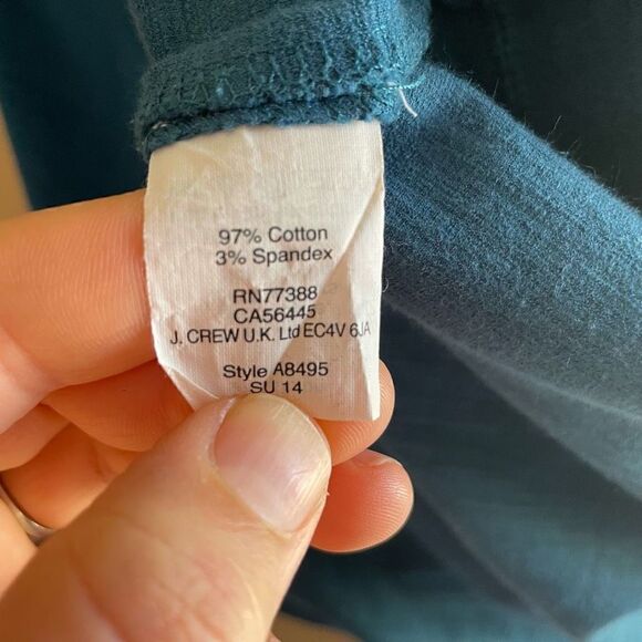 MADEWELL | keynote ponte sleeveless turquoise dress XS - Picture 12 of 13